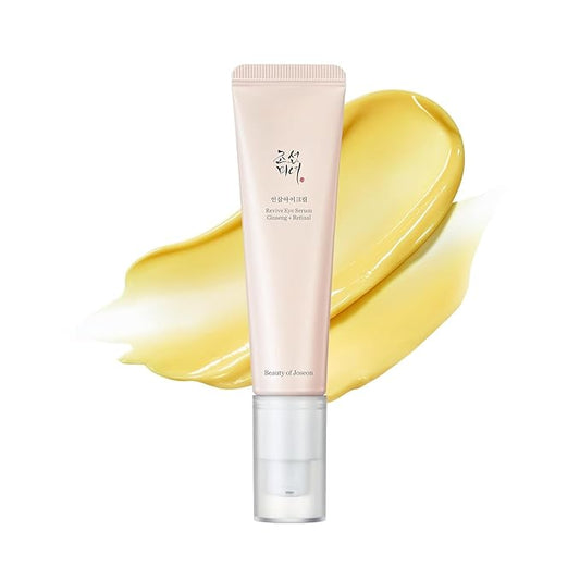 Beauty of Joseon Revive Eye Serum with Retinal Niacinamide Correction for Puffy Eye Bags Fine Lines Dark Circles Wrinkles, Korean Skin Care 30ml, 1 fl.oz-Velvo Beauty