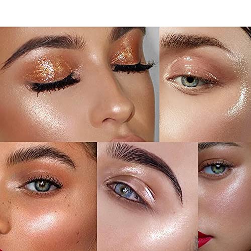2 Pack Body Luminizer,Shimmer Body Highlighter Makeup Liquid Gloss Makeup for Glitte Face Body Gloss Cream.(104 Soft Yarn Pink)-Velvo Beauty