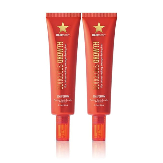 HAIRtamin Scalp Serum | Visibly Thicker, Nourished Hair and Healthy Scalp Treatment (Two Pack)-Velvo Beauty