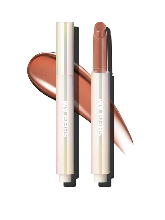 SHEGLAM PoutPerfect Moisturizing Solid Lip Gloss Non Sticky Lipstick with Coconut Oil - In Bloom-Velvo Beauty