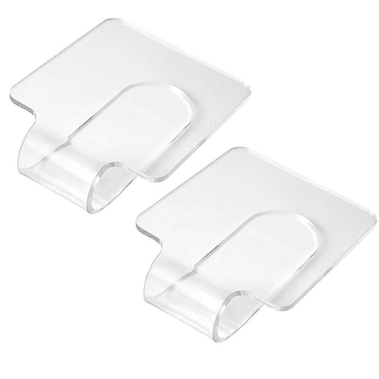 2Pcs Professional Makeup Palette Acrylic Hand-held Palette Makeup Mixing Tray Palette for Foundation, Eyeshadow, Cremes, Powders, Cosmetics and Nail Art Manicure Palette, Clear-Velvo Beauty