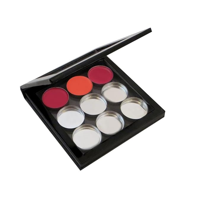 Silver Empty Round Metal Pans 60 Pack for Eyeshadow Palette Magnetic Makeup Palette (26mm)-Velvo Beauty