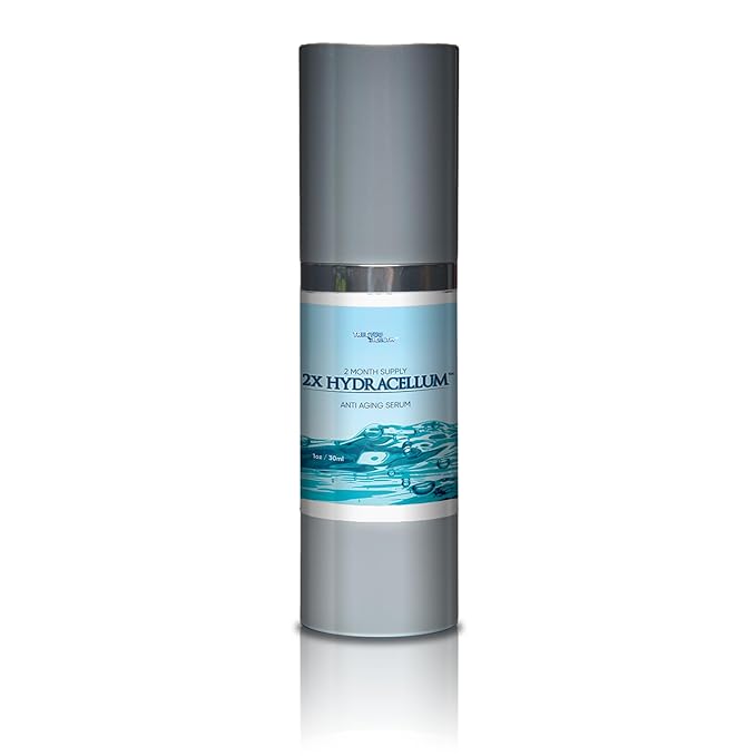 2x Hydracellum Serum - Hydrating Anti Aging Eye Serum - 2 Month Supply - Infused Vitamin C Serum with Alpha Hydroxy Acid to Improve Wrinkles, Dark Circles, & Eye Bags - Nourish, Exfoliate, Moisturize-Velvo Beauty