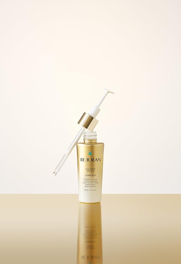 REJURAN® Dual Effect Ampoule, DOT DUAL c-PDRN® - Salmon DNA Face Serum for Deep Rejuvenation, Wrinkle Care, Firming, Skin Elasticity with Visible Anti-Aging Results. Korean Skincare (1.01 fl oz)-Velvo Beauty