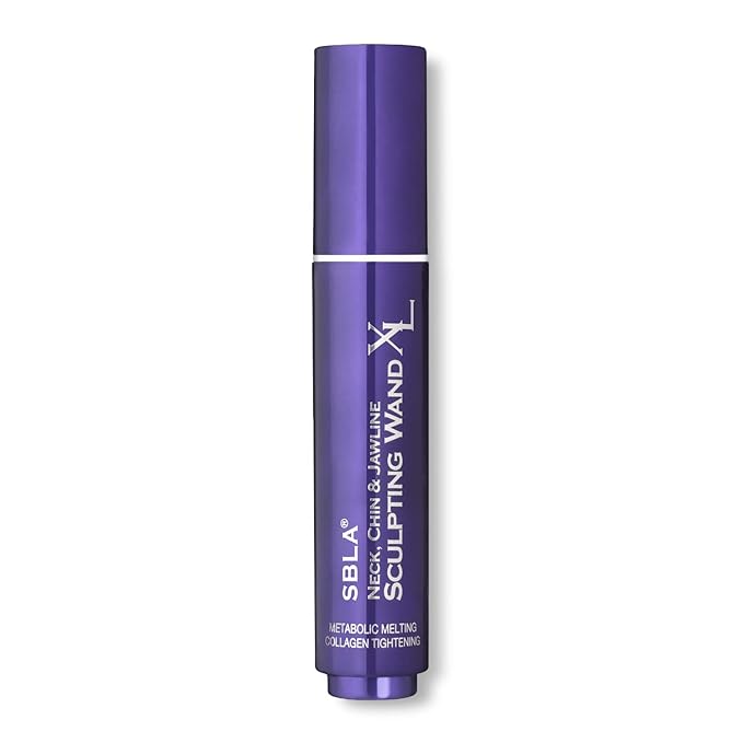 SBLA Neck, Chin & Jawline Sculpting Wand XL – Melts Neck Fat Under The Chin & Along Jowls, Lifts & Sculpts The Entire Area & Reduces Lines, Boosts Collagen Production-Velvo Beauty