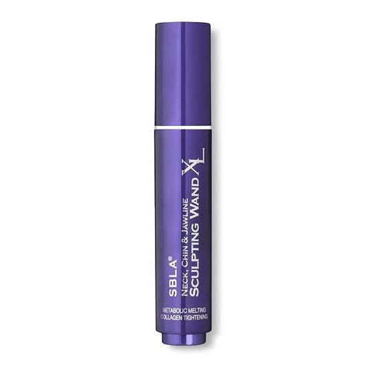 SBLA Neck, Chin & Jawline Sculpting Wand XL – Melts Neck Fat Under The Chin & Along Jowls, Lifts & Sculpts The Entire Area & Reduces Lines, Boosts Collagen Production-Velvo Beauty