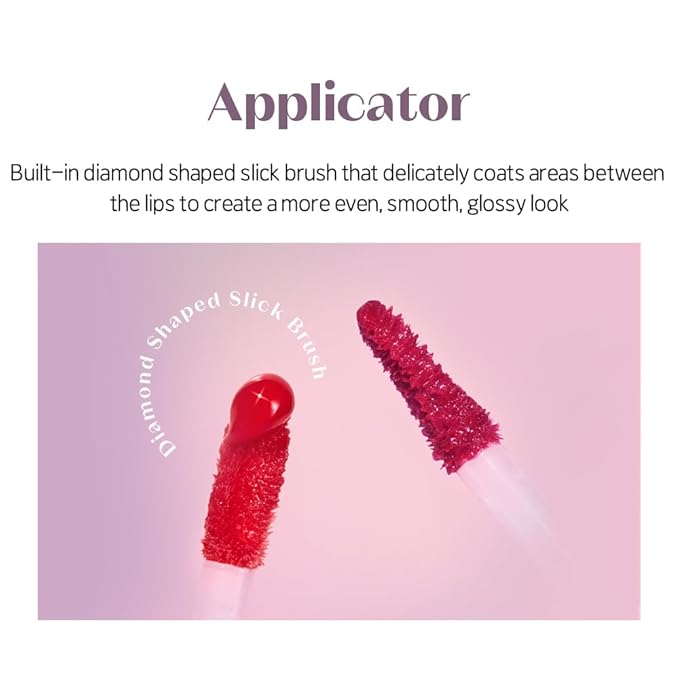 ETUDE Over Growy Lip Stain Tint, Fake Red, 0.1 oz (3 g), Lipstick, Glossy Finish, Highly Moisturizing, Melotint, Plush, Glossy, Volume, Vegan Certified-Velvo Beauty