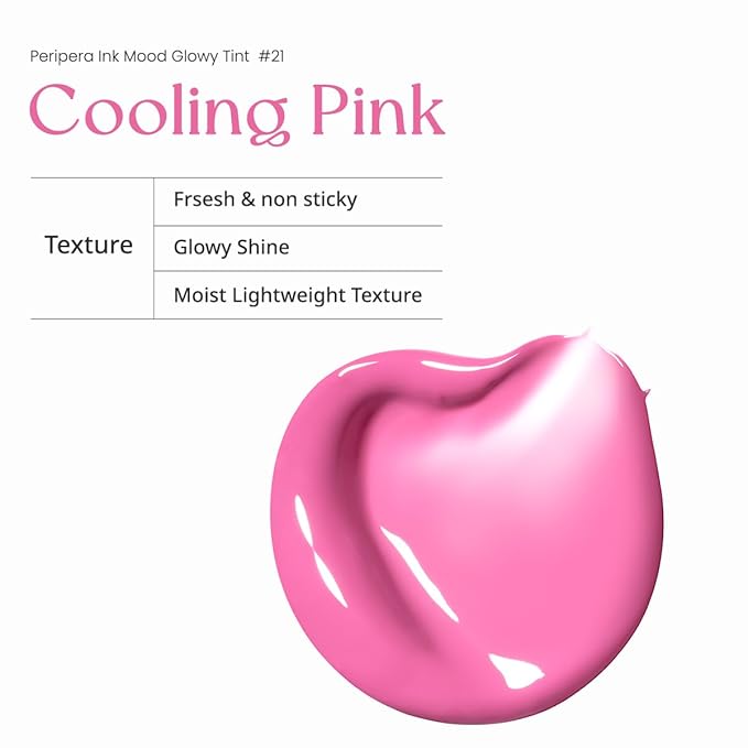 Peripera Ink Mood Glowy Tint (021 COOLING PINK (LUCKY LOTTERY))-Velvo Beauty