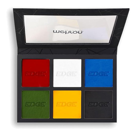 Mehron EDGE Face & Body Paint| Professional Water-Activated Face Paint Makeup | Made in the USA | For Cosplay, Halloween, & SFX (Mulit Color Palette)-Velvo Beauty