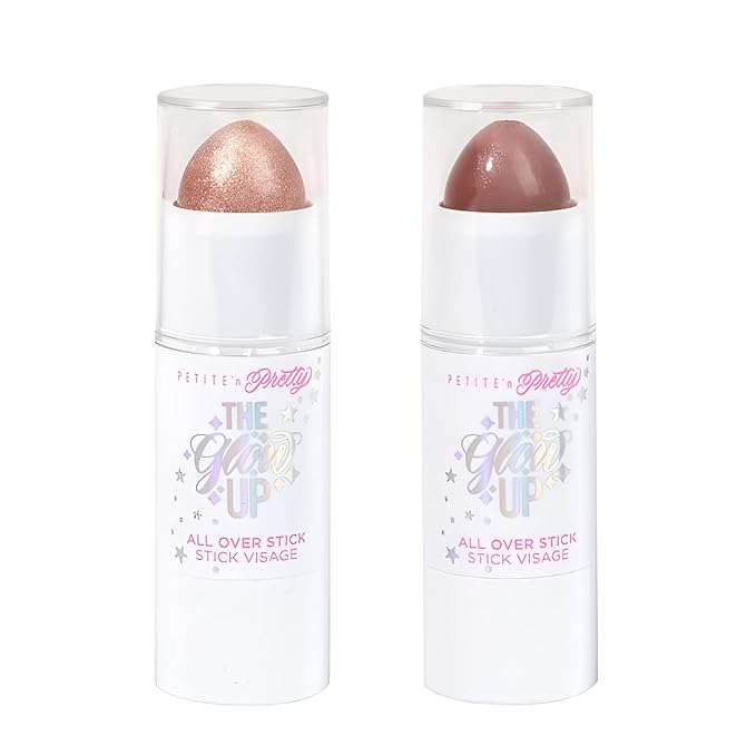 Petite 'n Pretty Multi Stick for Eyes, Lips & Cheeks, 2-Pack (Stay Golden) - Makeup for Kids, Tweens, Teens - Creamy & Shimmery, Made in the USA-Velvo Beauty