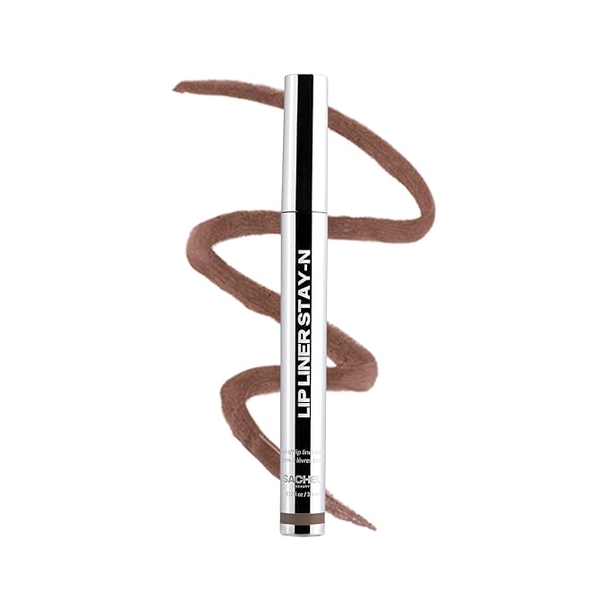Sacheu Lip Liner STAY-N Peel Off Lip Stain — Long Lasting Matte Lip Tattoo Transfer Proof Lipstain Infused with Hyaluronic Acid & Vitamin E for All Skin Types — Vegan & Cruelty-Free, HEY-zel-Velvo Beauty