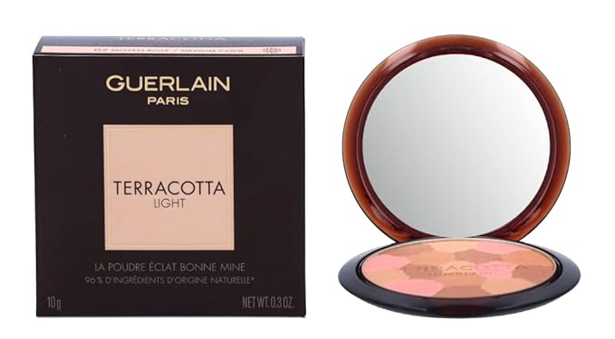 Terracotta Light Natural Healthy Glow Powder - 02 Medium Cool by Guerlain for Women - 0.3 oz Powder-Velvo Beauty
