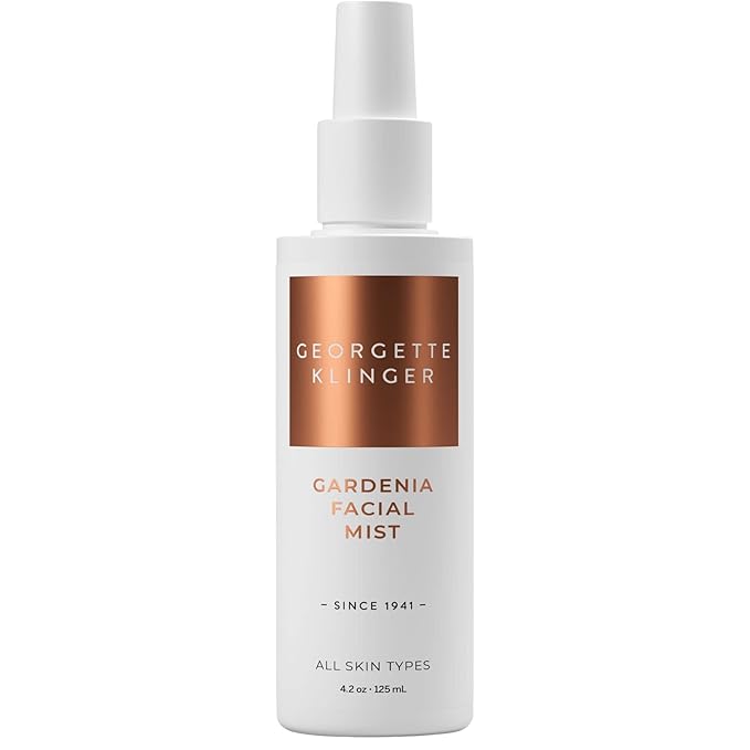 Georgette Klinger Gardenia Facial Mist - Collagen-Infused Face Spray, Long-Lasting Makeup, Hydration for Dewy and Smooth Skin, Anti Aging for All Skin Types- 4.2 oz-Velvo Beauty