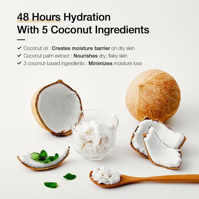 Karl&Hans Botanic Vegan Body Lotion Gourmand Coconut, Long-lasting Hydration with Soothing Coconut Fragrance - For Hands and Body, 13.2 fl oz-Velvo Beauty