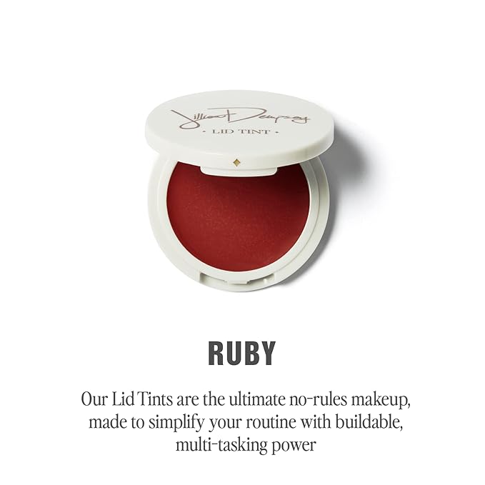 Jillian Dempsey Lid Tint: Satin Cream Eyeshadow I Easy Application for a Natural Shimmer or a Layered Matte Finish I Ruby-Velvo Beauty