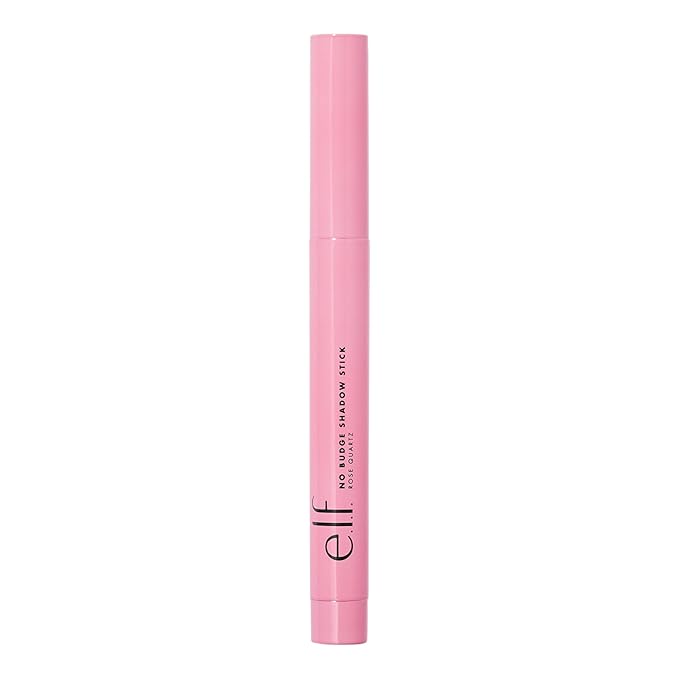 e.l.f. No Budge Shadow Stick, Long-Lasting Cream Eyeshadow Stick For High-Pigment, Metallic Color, Vegan & Cruelty-Free, Rose Quartz-Velvo Beauty