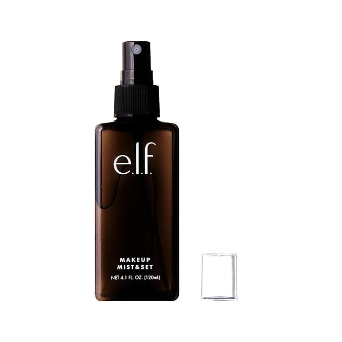 e.l.f. Makeup Mist & Set, Hydrating Setting Spray For Setting & Reviving Makeup, Soothes & Hydrates Skin, Infused With Vitamin A, Vegan & Cruelty-free, 4.05 Fl Oz (120 ml)-Velvo Beauty