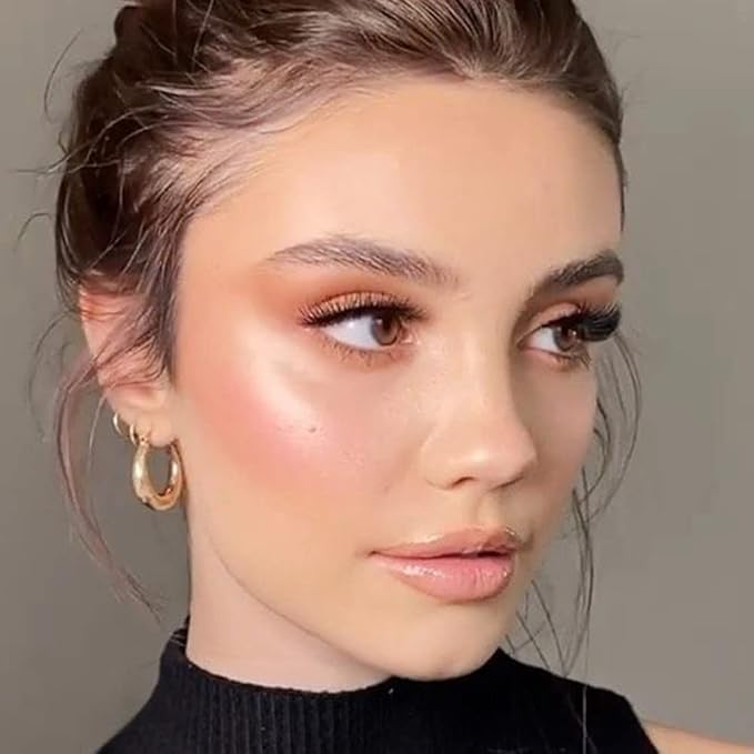 Mysense Liquid Blush Makeup Wand, Soft Cream Blush for Cheeks Tint, Matte Blush Contour Wand with Cushion Applicator, Dewy Finish, Weightless, Natural-Looking, 101 Ravishing-Nude Pink, 0.34fl.oz-Velvo Beauty