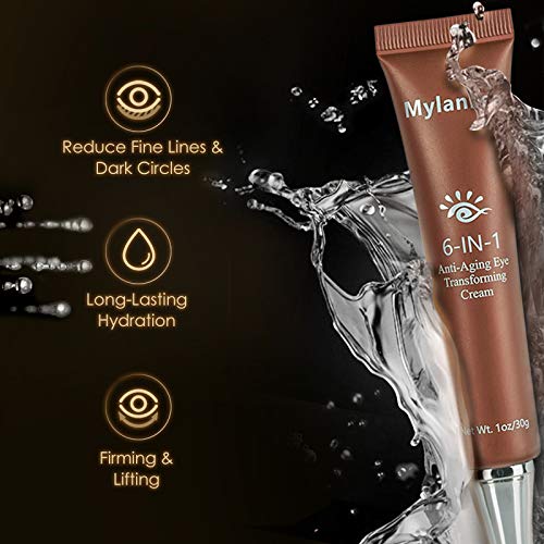 Anti Aging Eye Cream, Retinol Eye Cream Contains Niacinamide and Hyaluronic Acid, Reduces Wrinkles, Puffiness, Crows Feet and Dark Circles, 1 Oz-Velvo Beauty
