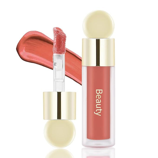 Boobeen Liquid Blush Velvet Cream Blush Makeup Matte Soft Gel Face Blush Makeup for Cheeks, Lightweight Blendable Liquid Blush Stick, Long-lasting Smooth Natural Blush Color-Velvo Beauty