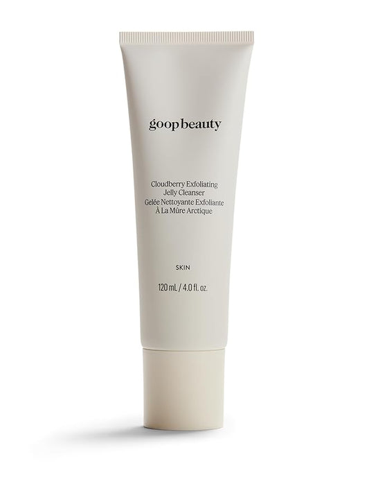 goop Beauty Exfoliating Jelly Cleanser | Face Wash to Clean & Smooth Skin | Squalane, Kakadu Plum, & Vitamin C | Moisturizes & Soothes Skin | Paraben & Silicone Free | 4 fl oz-Velvo Beauty