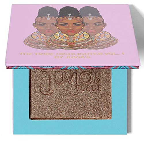 Juvia's Place Highlighter Tribe Glow Vol.1 - Highlighter Powder, Baked Highlighter, Shimmer Highlighter Makeup, Long-Wearing & Illuminating Cheek Highlighter - Suitable for Darker Skin Tones-Velvo Beauty