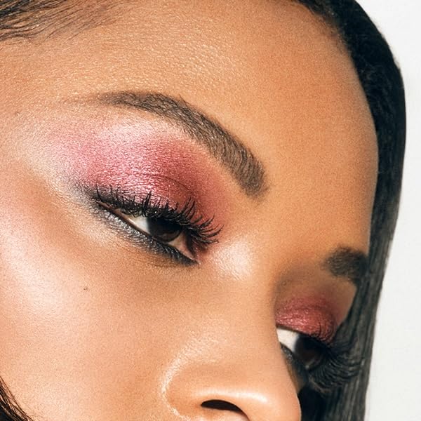 MAKE Beauty Multi-Chromatic Eye Shadow. Metal Reflecting Luminous Foil Finish Creamy, Buildable, Dimensional Long-wear, Crease-proof Powder Eyeshadow, Multichrome Shade - Rover, Magenta Pink-Velvo Beauty