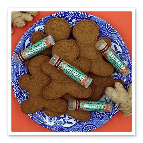 Crazy Rumors Gingerbread Lip Balm. 100% Natural, Vegan, Plant-Based, Made in USA (1-Pack)-Velvo Beauty