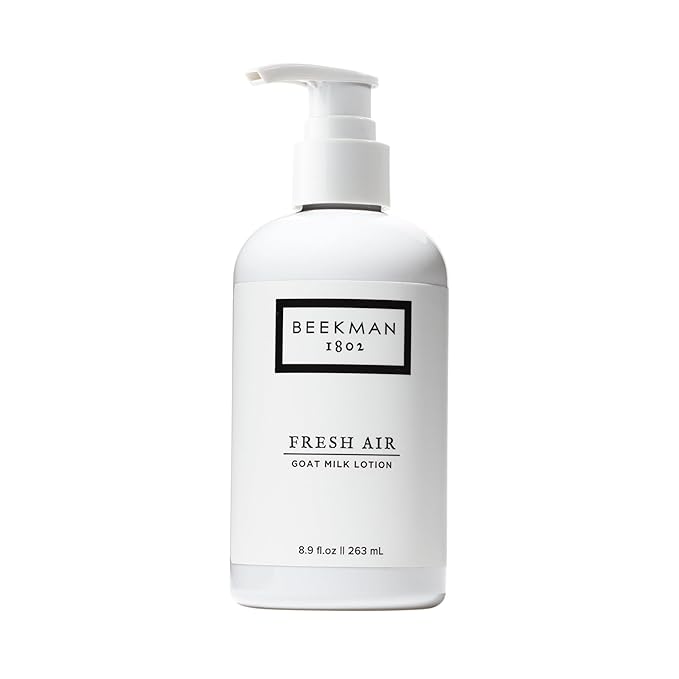Beekman 1802 Goat Milk Body Lotion, Fresh Air - Scented - 8.9 oz - Hydrating & Moisturizing with Shea Butter - for Sensitive Skin - Cruelty Free - Packaging May Vary - Pump Included, Ready for Use-Velvo Beauty