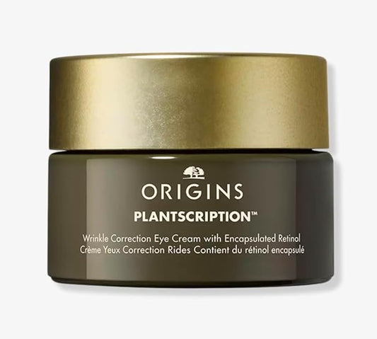 Origins Plantscription Wrinkle Correction Eye Cream with Encapsulated Retinol 0.5oz 15ml-Velvo Beauty