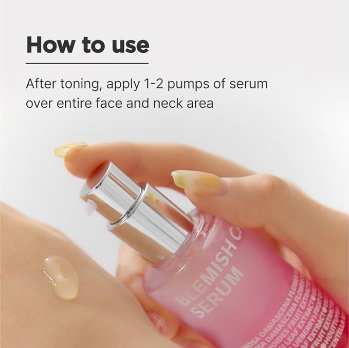 ISOI Blemish Care Up Serum for Face, Vegan Hydrating Serum for Smooth & Glass Skin Effect, Skin Barrier & Moisture Balance for Women, Korean Skin Care (0.85 fl. oz, 25ml)-Velvo Beauty