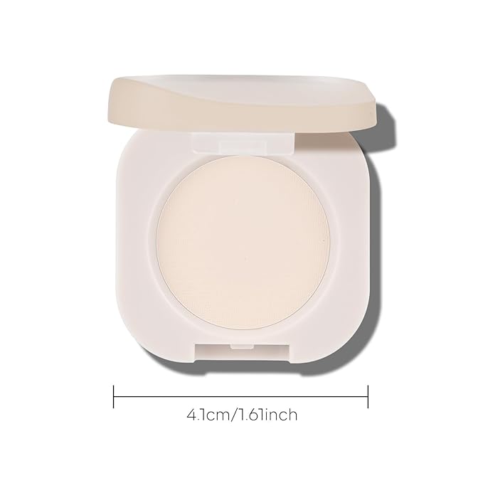 KYDA Single Matte Eyeshadow - Sheer Off White Vanilla, Ultra-fine Lightweight Powder, Brightening Primer, Multiuse Blendable Eyes Makeup, Moonlight-Velvo Beauty