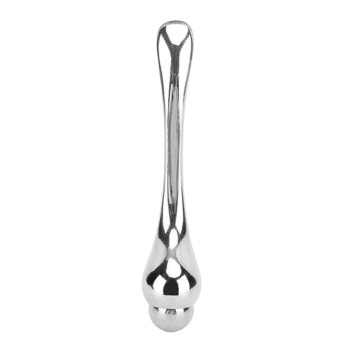 Eye Cream Massage Stick Magnetic Double Head Eye Cream Applicator for Facial Skin Care Silver-Velvo Beauty