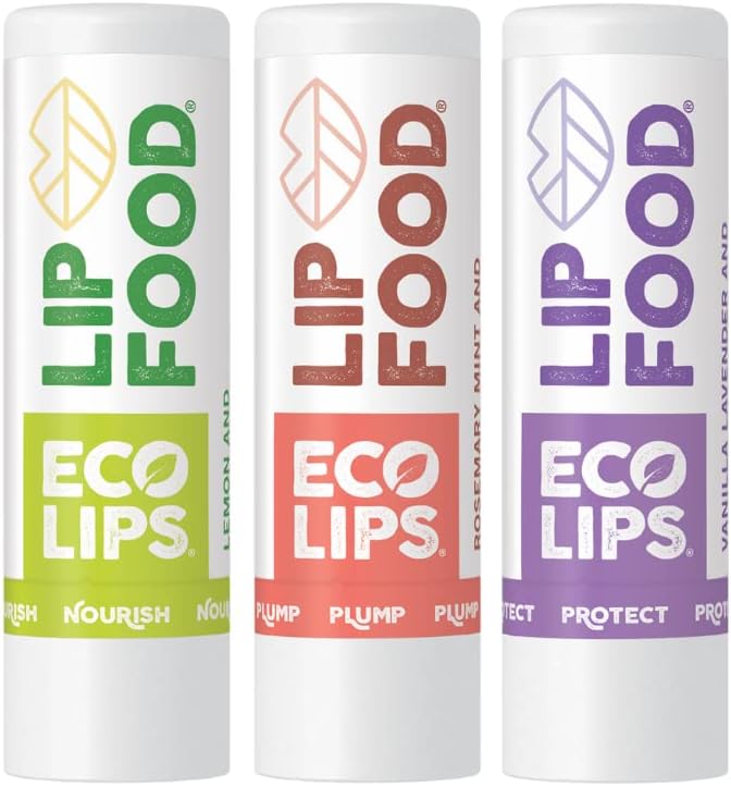 Eco Lips Lip Food - Nutrient Dense & Organic Lip Balm (Nourish, Plump and Protect)-Velvo Beauty