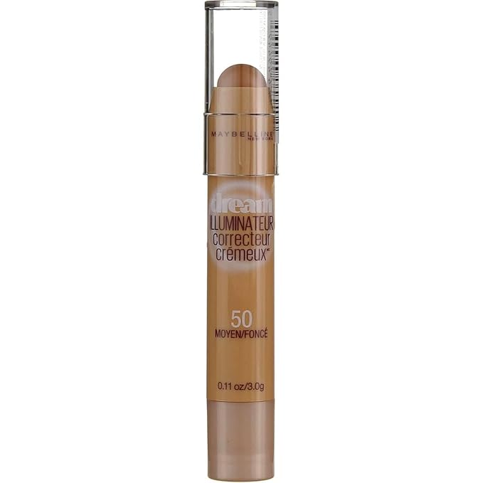 Maybelline New York Dream Brightening Creamy Concealer, Medium/Deep, 0.11 oz.-Velvo Beauty