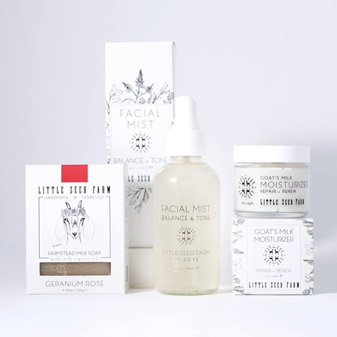 Little Seed Farm Balancing Facial Mist & Toner – Witch Hazel Toner & Pore Minimizer, Net Wt. 4 fl oz | 118ml-Velvo Beauty