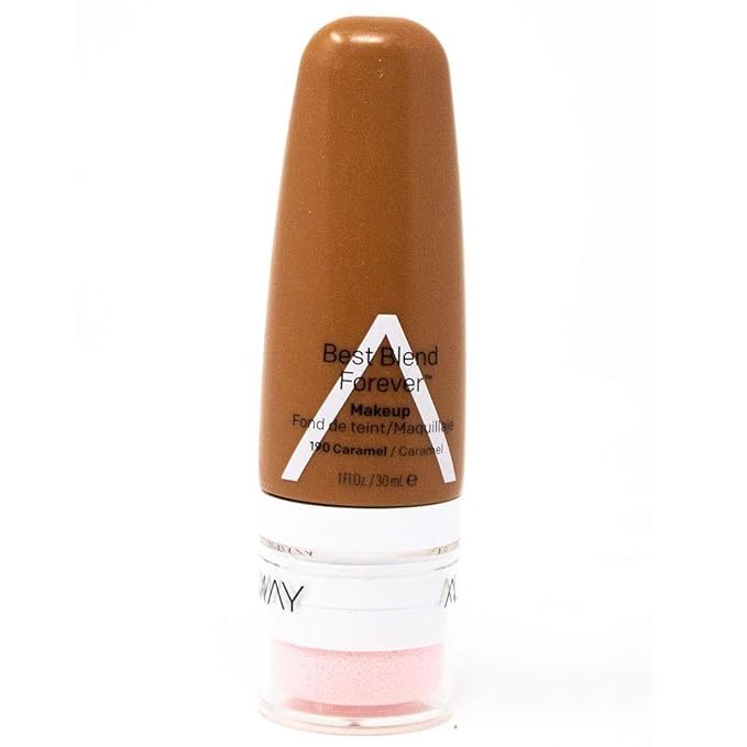 Almay Best Blend Forever Foundation, Caramel, 1 fl. oz., SPF 40 Broad Spectrum-Velvo Beauty