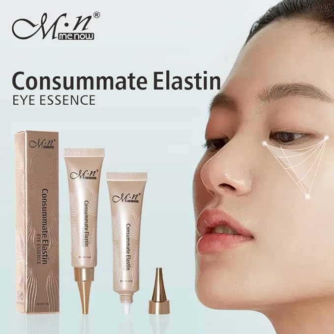 Consummate Eye Essence Elastin Anti Aging Eye Serum | Visibly Reduce Under Eye Wrinkles, Puffiness, Bags and Dark Circles | By The Clique-Velvo Beauty