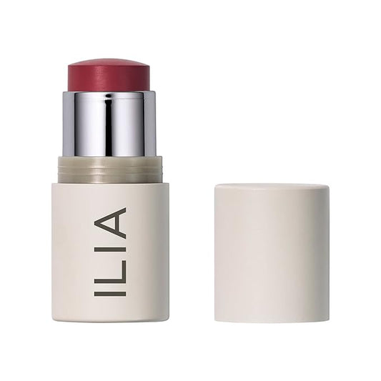 ILIA - Multi Stick For Lips + Cheeks | Non-Toxic, Vegan, Cruelty-Free, Nourishing Cream + Lip Color In One for All Skin Types (A Fine Romance, 0.15 oz | 4.5 g)-Velvo Beauty