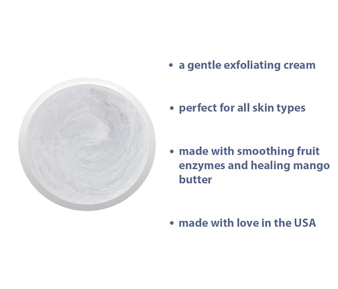 RAYA Enzyme Peeling Facial Cream (109) | Gentle, Exfoliating Treatment for Sensitive Skin | Cleanses, Polishes, and Improves Complexion-Velvo Beauty