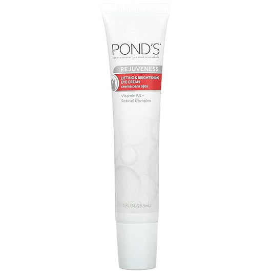 Pond's Rejuveness, Lifting & Brightening Eye Cream, Fragrance Free, 1 fl oz (29.5 ml)-Velvo Beauty