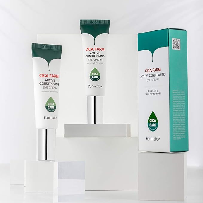 FARMSTAY CICA FARM ACTIVE CONDITIONING EYE CREAM-Velvo Beauty