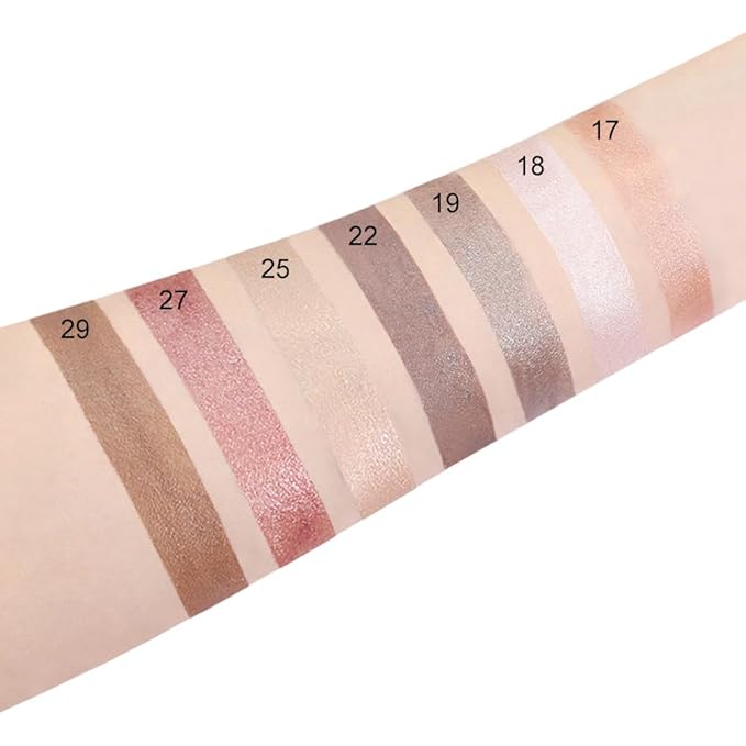 evpct 2Pcs Cream Eye Shadow Brightener Sticks Set for Eyes, Caramel Matte Pencil Eye shadow Applicator Stick Pen Palette Makeup Waterproof sombras en crema para ojos 18 + 27-Velvo Beauty
