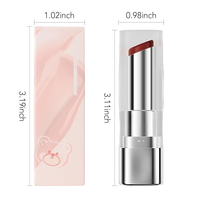 1Pcs Tinted Lip Balm Moisturizing Lipstick – Warm Orange Brown Sheer Hydrating Lip Color for Dry Lips – Nourishing Lip Balm for All Women with a Subtle Natural Scent (S03 Autumn)-Velvo Beauty