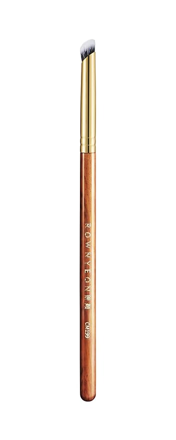 Desert Oak Series MicroBlur Tap Concealer - 6mm Finger-Tip Precision Brush for Tear Troughs & Acne Spots, Vegan Nylon, Bubinga Handle (CM 199)-Velvo Beauty