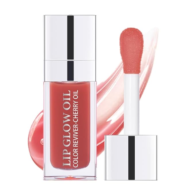 Plumping, Hydrating Lip Gloss - Long Lasting, Non-sticky Tinted Balm Revitalizes Dry Lips (ROSEWOOD)-Velvo Beauty