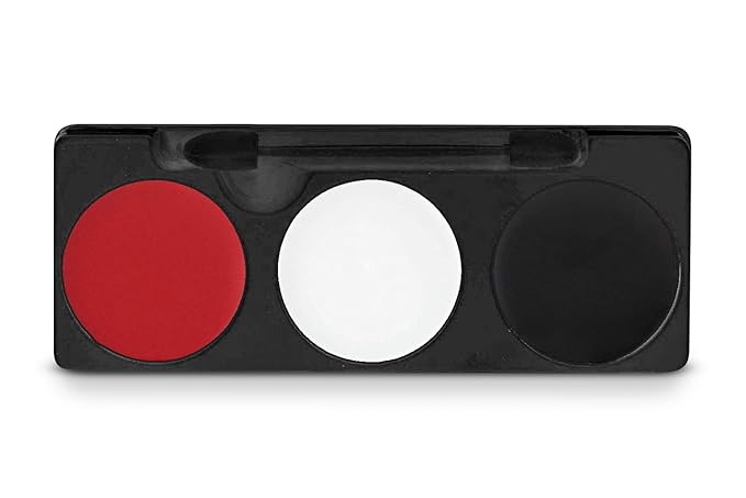 Mehron Makeup Tri-Color Character Makeup Palette | Halloween, Special Effects and Theater Cream Makeup FX Palette | Face Paint Makeup .7 oz (20 g) (Pirate)-Velvo Beauty