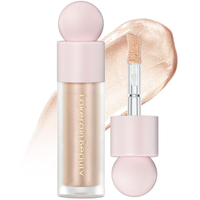 Erinde Liquid Highlighter Makeup, Face Highlighter Bronzer Makeup Stick, Natural Glossy Finish, Lightweight Blendable Silky Smooth Cream Face Illuminator Makeup, Cruelty-free, 02# STARLIGHT-Velvo Beauty