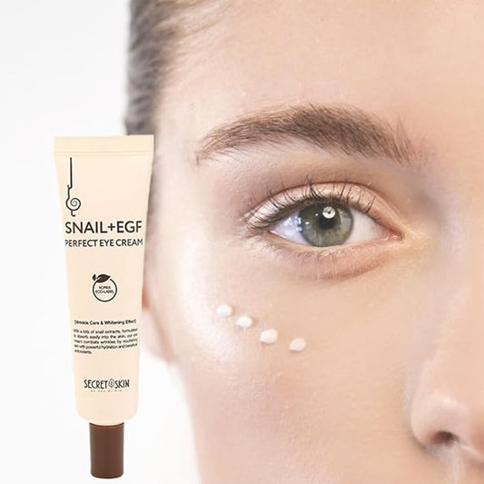 SECRET SKIN Snail+EGF Perfect Cream Wrinkle Bounce Firming Fine line Care Korean Skin Care (#01 Eye Cream)-Velvo Beauty