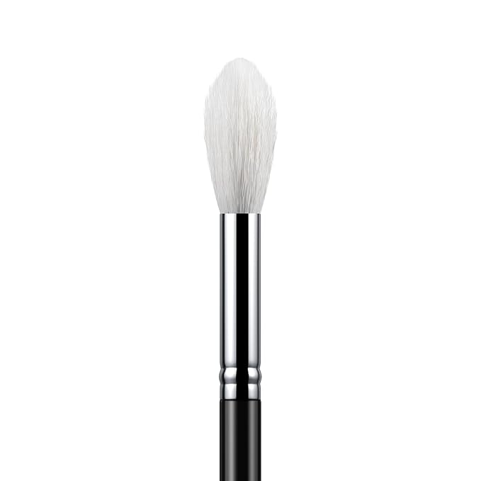 Eyeshadow Brush Fluffy Big Blending Brush Goat Bristles Soft Smugde for Powder Cream Liquid Eyeshadow for Eye Makeup Black (E838)-Velvo Beauty